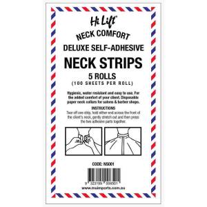 Hi Lift Deluxe Self Adhesive Neck Strips 5pc x 100 Sheets