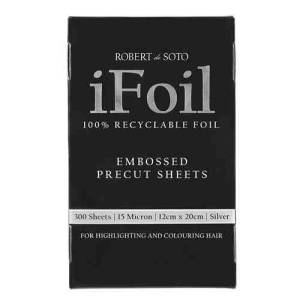Robert De Soto Pre-Cut Embossed Silver iFoil 300pc-15 Micron