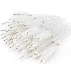 Osaida Mascara Wand - White Glitter (50 Pack)