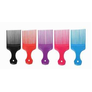 Salon Smart Afro Hair Comb Assorted Colours