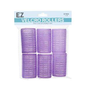 EZ Velcro Rollers 36mm Purple 6pk