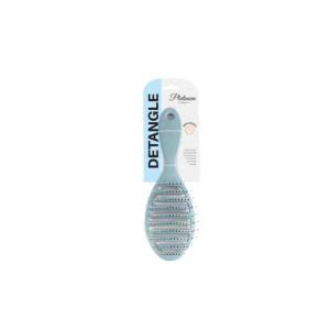 EZ Platinum Styling Wheat Fibre Detangler Brush Blue
