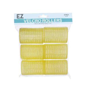 EZ Velcro Rollers 40mm Yellow 6pk