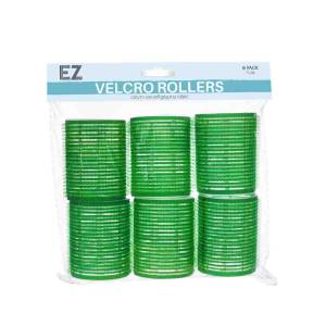 EZ Velcro Rollers 48mm Green 6pk