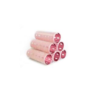 EZ Metal Velcro Rollers Pink 30mm 6pk