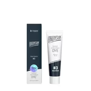 Bronsun Eyebrow & Eyelash Gel Dye #3 Blue Black 15ml